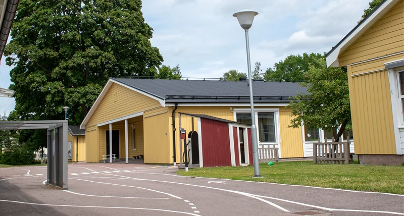 Sångtrastens förskola gården