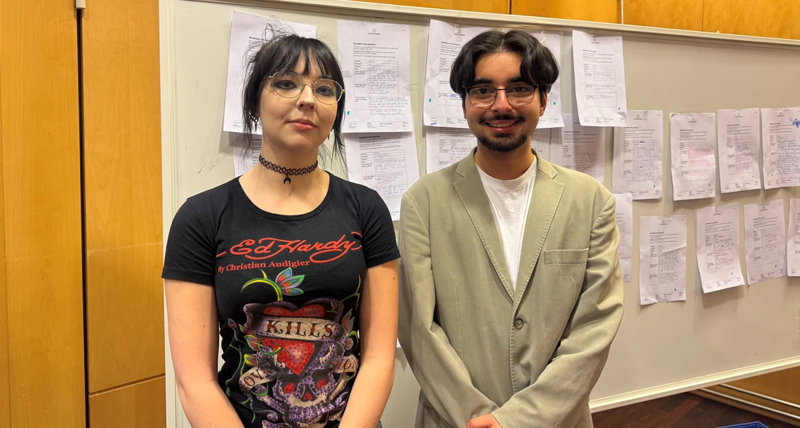 Ebba Andersson och Laith Alkeddeh