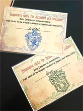 Inbjudningskor t till Hogwarts