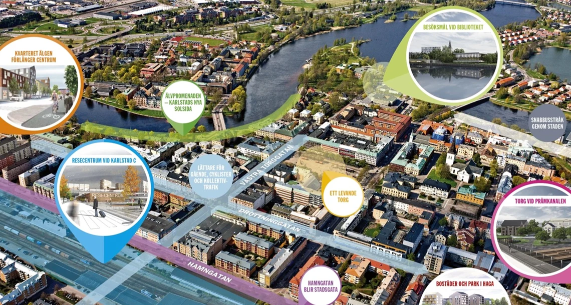Stadsdelsvisionen för Tingvallastaden - centrum 2030