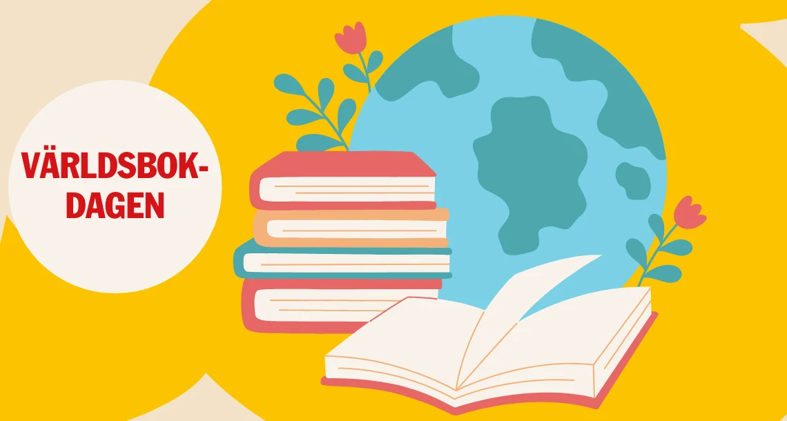 Bild på jrdglob och böcker