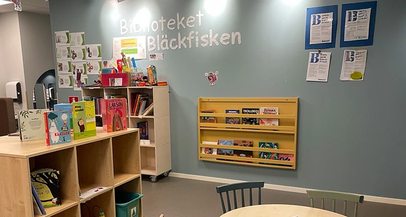 Biblioteket på Orrholmens förskola