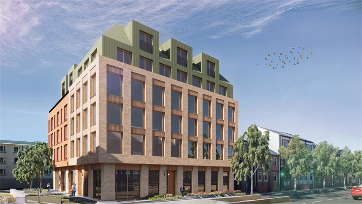 Visualisering från Trädgårdsgatan