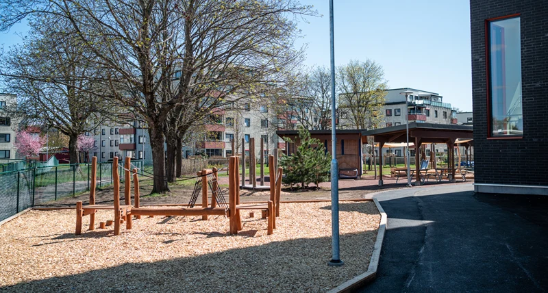 Hagaborgs förskola gården