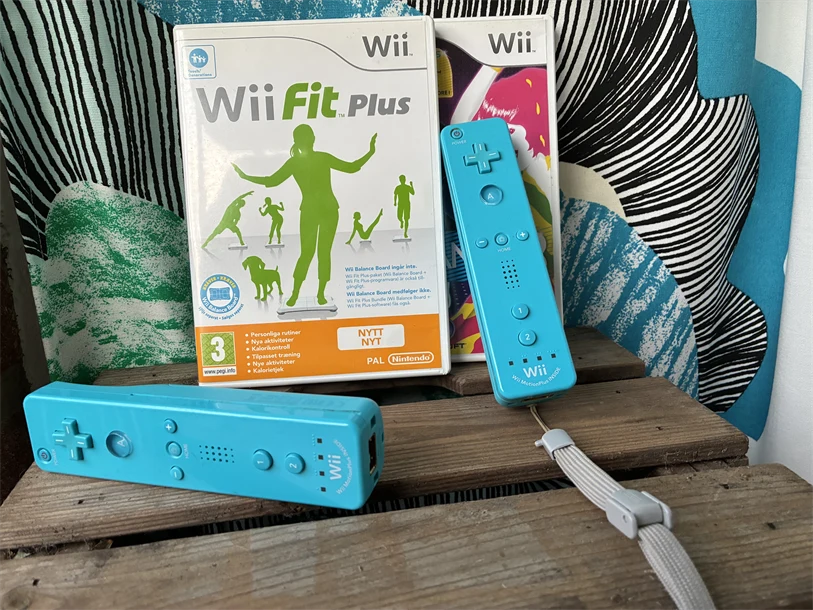 Wii-spel med kontroller