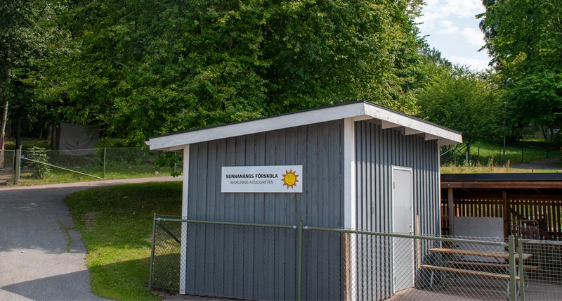 Sunnanängs förskola skylt