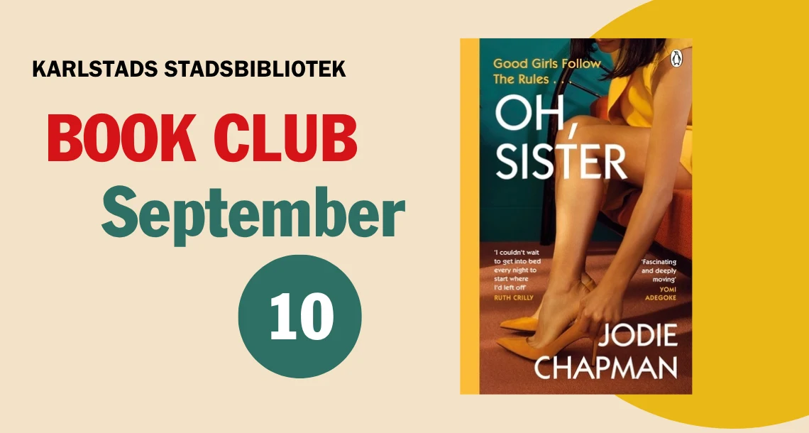 Omslag till Oh, sister, text Book club September