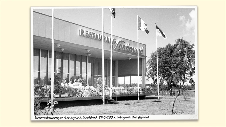 Foto på dansrestaurangen Sandgrund i Karlstad. 