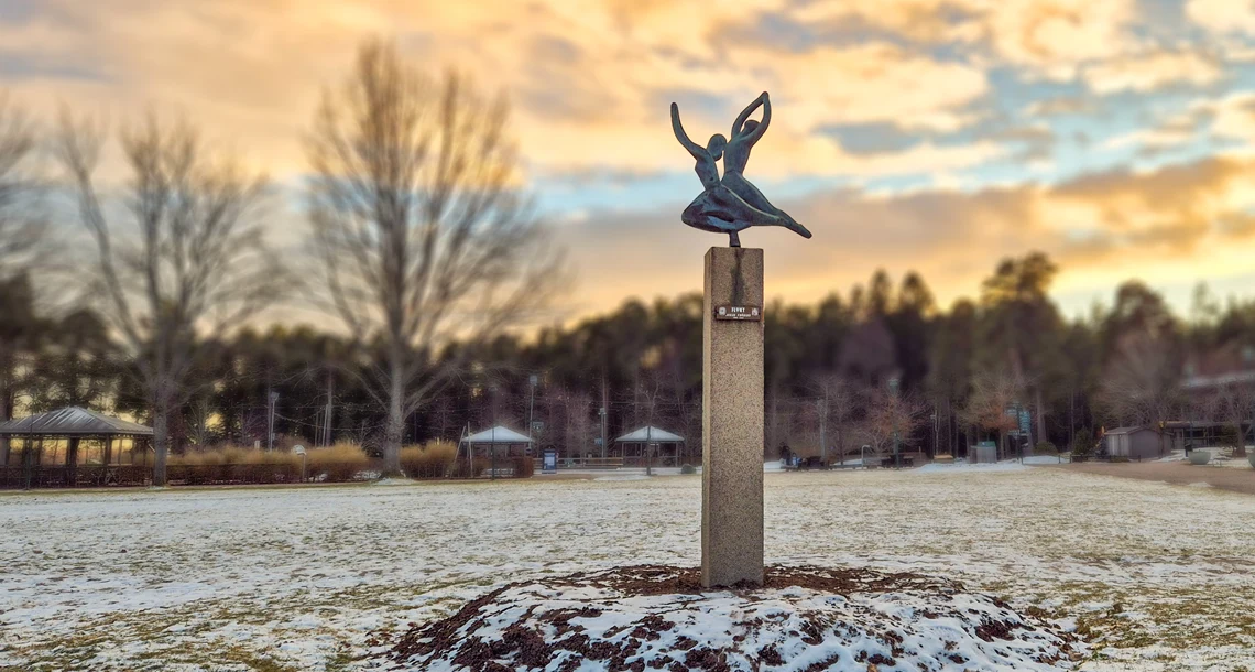 Konstverket Flykt av Jonas Fröding