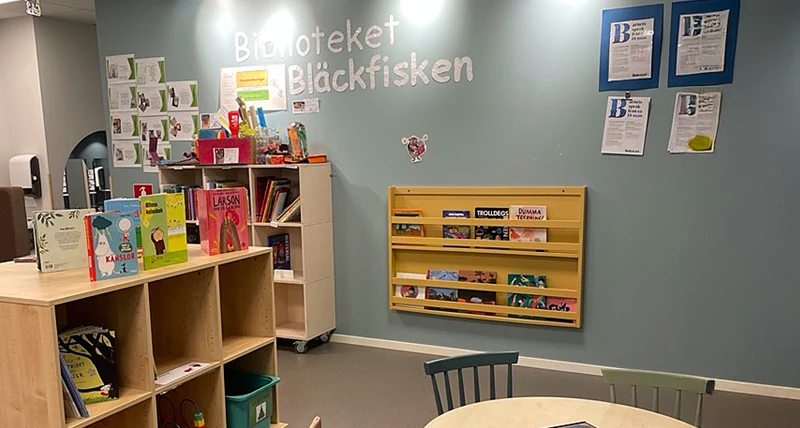 Biblioteket på Orrholmens förskola