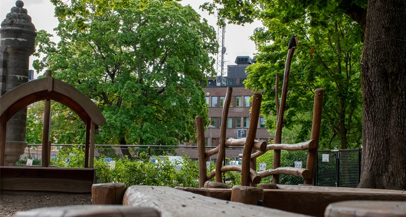 Klara förskola gården