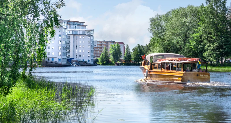 Båtbuss på Klarälven