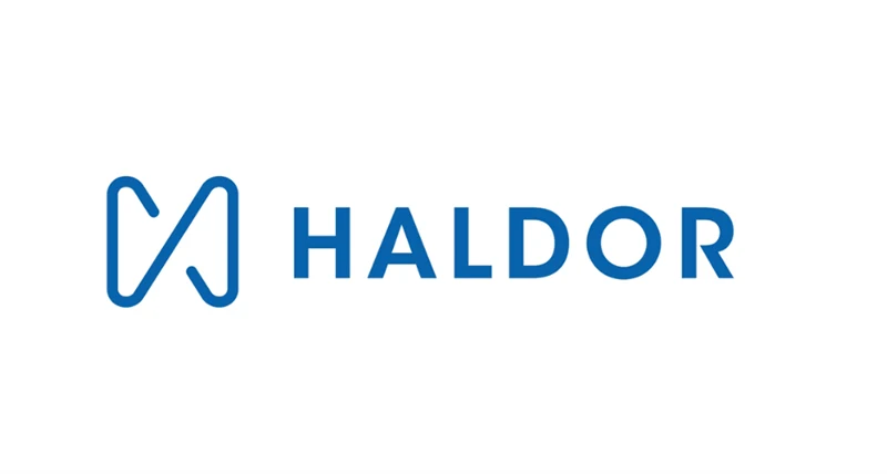 Logotyp med texten Haldor