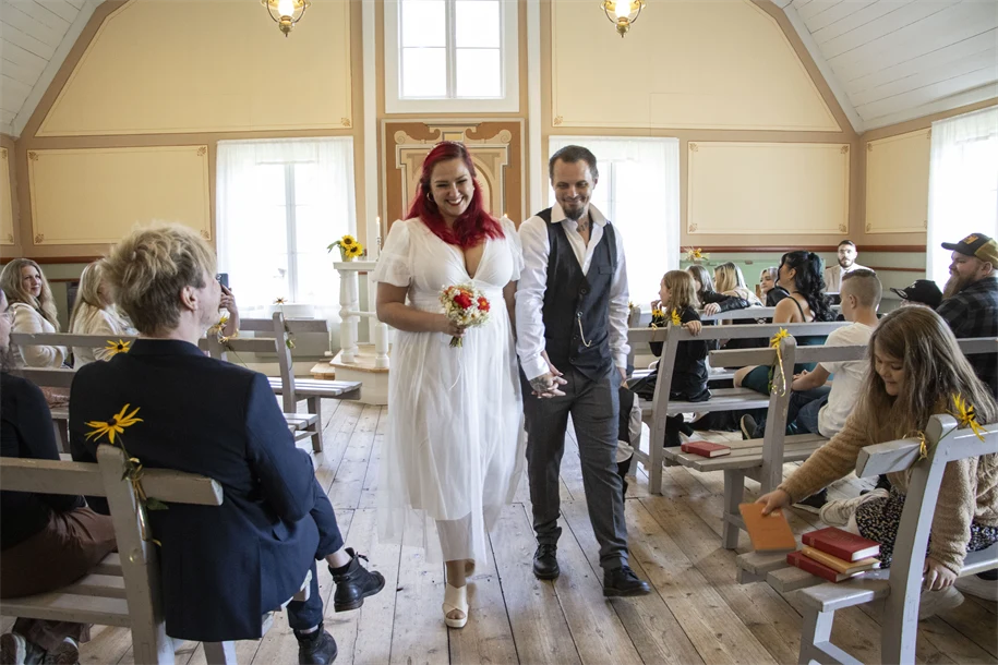 Vigsel i Acksjöns kapell 