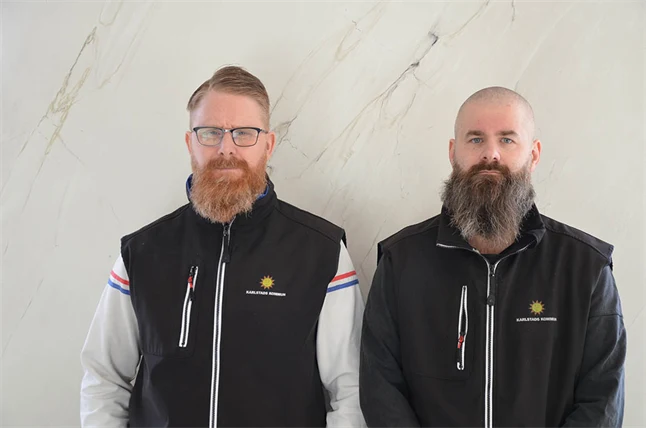 Marcus Håkman och Tim Hontwedt från Västra mötesplatsen.