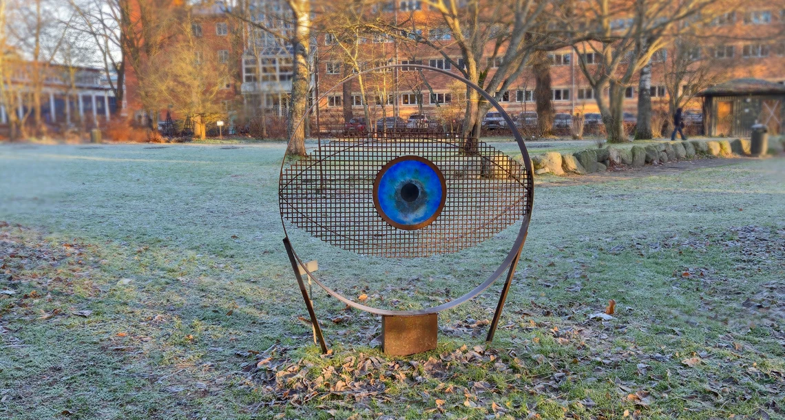 Konstverket In to my eye av Håkan Blomqvist och Karin Westman