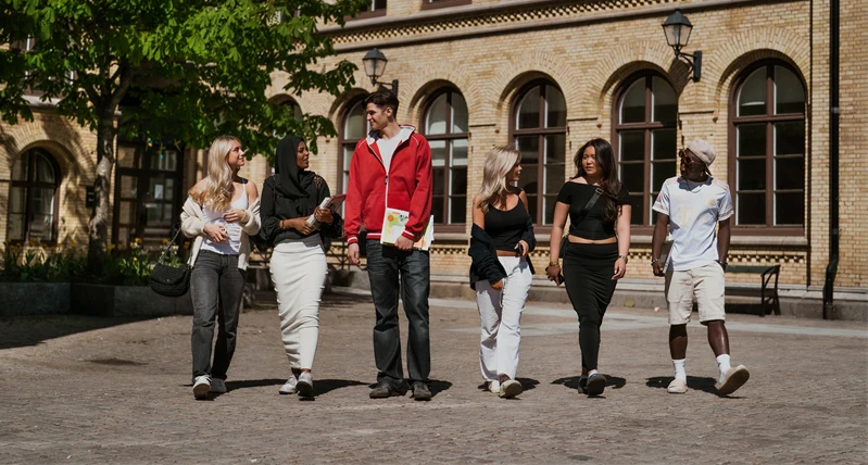 Ungdomar utanför Tingvallagymnasiet