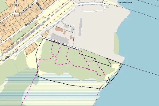 Översiktskarta som visar planområdet