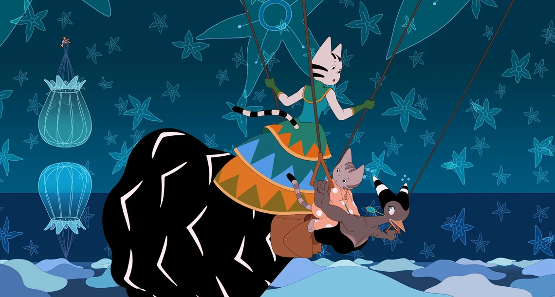 Scen ur filmen Sirocco och vindarnas rike